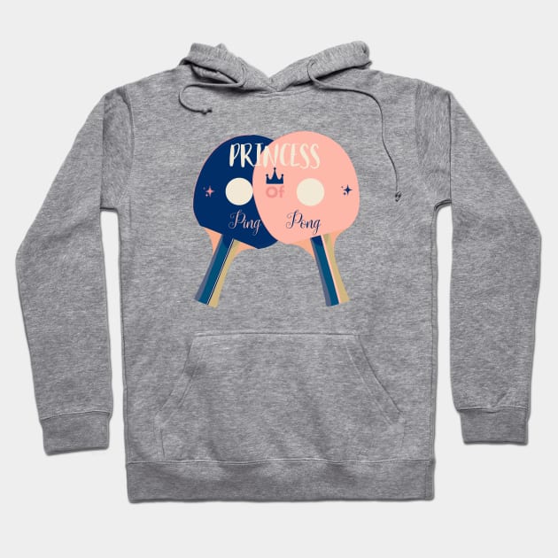 Princess of ping pong Hoodie by Mimie20